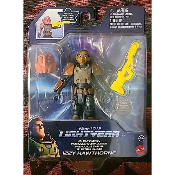 Mattel Other - Izzy Hawthorne Disney Pixar LIGHTYEAR Movie Jr Zap Patrol 4.5” Figure Mattel New